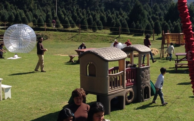 zorbing en las instalaciones